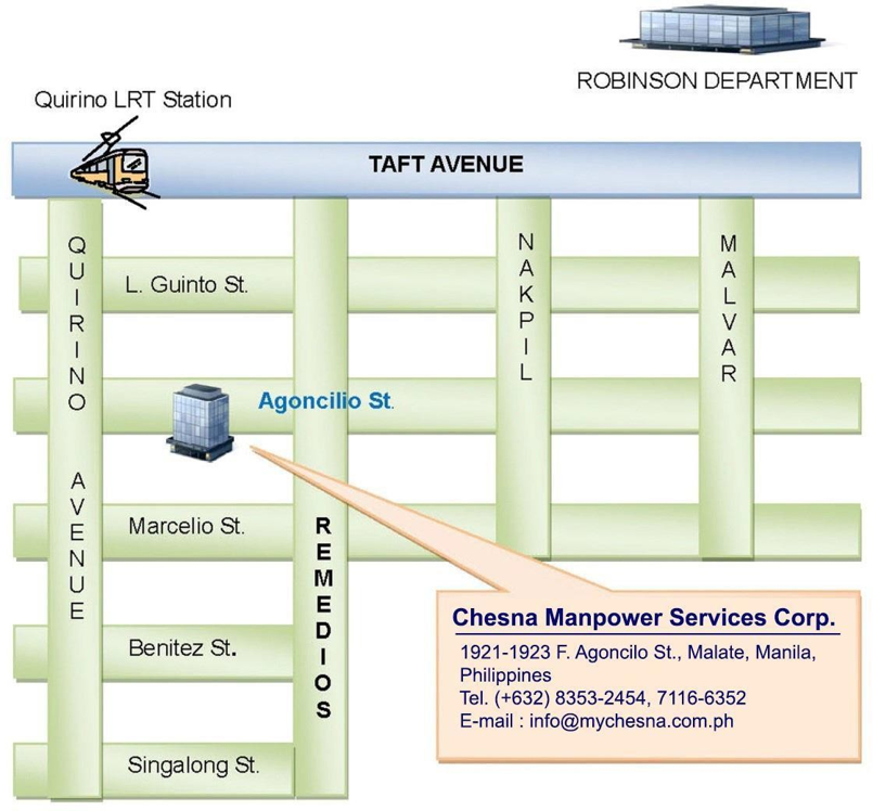 Chesna Manpower Services Corp. location map